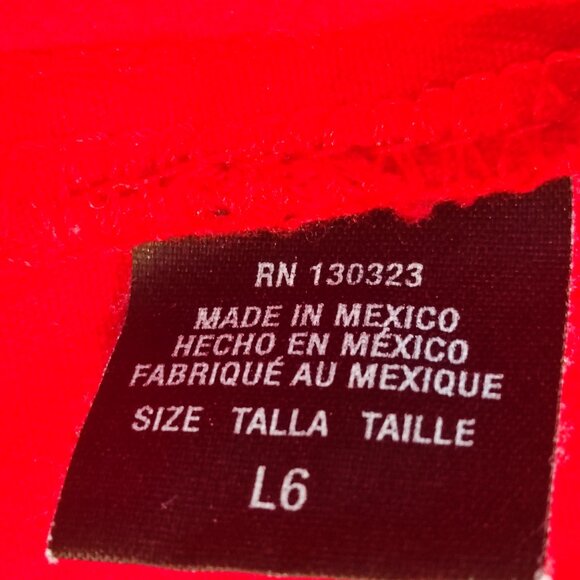 Rocawear classic jean vest red black polka dot girl size L - Picture 6 of 9